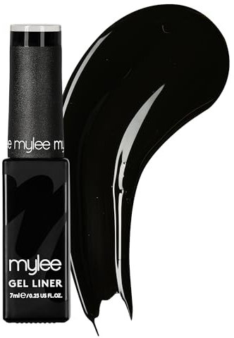 Mylee Liner Gel Nail Polish 7ml [Witching Hour] With Built-In Nail Art Brush - UV/LED Soak-Off Nail Art Manicure Pedicure for Professional, Salon & Home Use - Long Lasting & Easy to Apply
