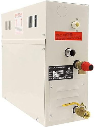 Dampfdusche Generator Kit Selbstentleerung System, LED Waterproof Controller für Haus kommerziellen Einsatz für Bad Sauna SPA,9KW