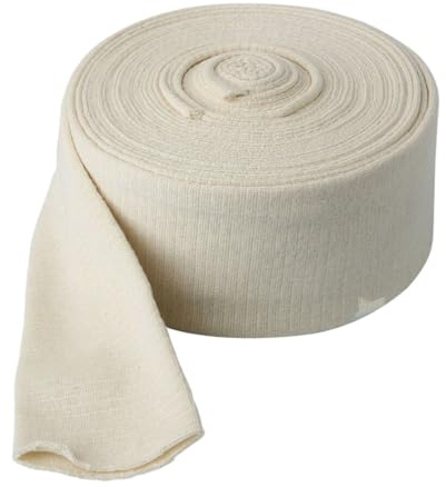 tuwiwol Leicht zu tragende elastische Bandagen für schnellen und zuverlässigen Halt. Baumwollschlauch Stretchbinde, Pflaster, Bandagenrolle, elastisch, 5cm x 10m