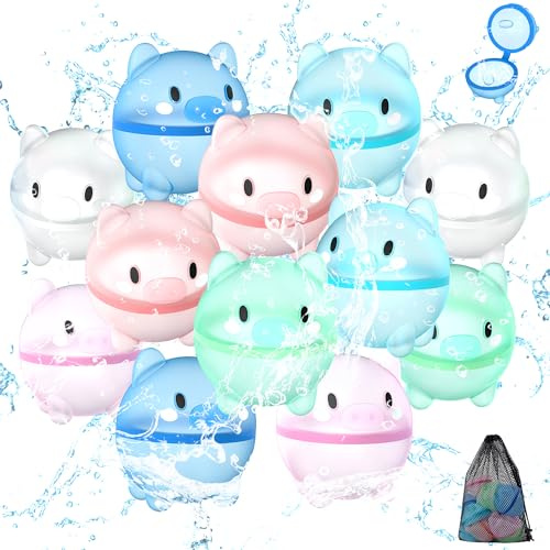 DBPBToU 8/12/16 st återanvändbara knäskydd, vattenleksaker barn, poolspel, sommar för poolen, utomhusstrand (12-st)