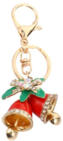 SAFIGLE Rhinestone Christmas Keychain Stilvoller Schlüsselanhänger Mit Festlichem Design Für Handtaschen Und Rucksäcke Als Oder Dekoration Langlebig Und
