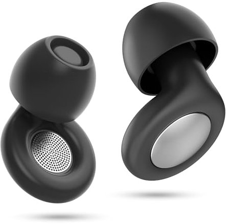 Ohrstöpsel Zum schlafen, Geräuschunterdrückende Ohrenstöpsel Zum Schlafen, Weiches Silikon, Wiederverwendbar, Geeignet Für Lärmreduzierung Und Flüge, 8 Ohrstöpsel in XS/S/M/L