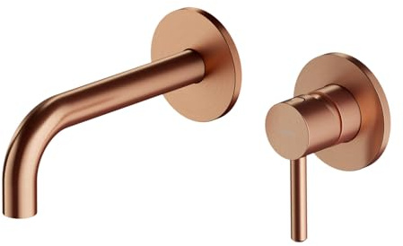 Omnires Y1215HROCPB Y Robinet de lavabo à encastrer, élément extérieur, Brushed Copper