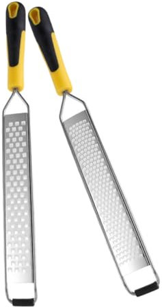 COLLBATH 2 Ralladores De Queso De Acero Inoxidable Para Rallar Queso Limón Frutas Y Patatas.