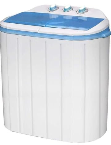 Portable Twin Tub Washing Machine and Dryer 5 KG (3 KG Wash 2 KG Dryer) Electric Mini Washer RV Travel Camping Dry Cycle Dryer Combo New