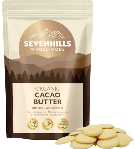 Sevenhills Wholefoods Manteca De Cacao Orgánico, Obleas, 200g