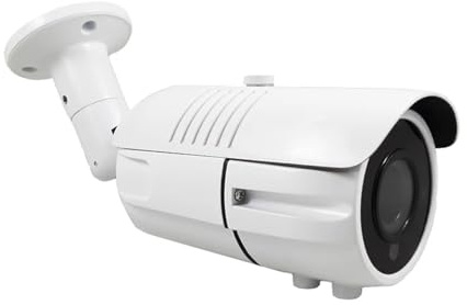 VEKELETE Telecamera CCTV analogica da 5 MP 4 in 1 (TVI/AHD/CVI/CVBS) Telecamera di sorveglianza for Esterni Bullet IP67 Impermeabile Obiettivo Manuale da 2,8-12 mm(5MP And Power_Pal)