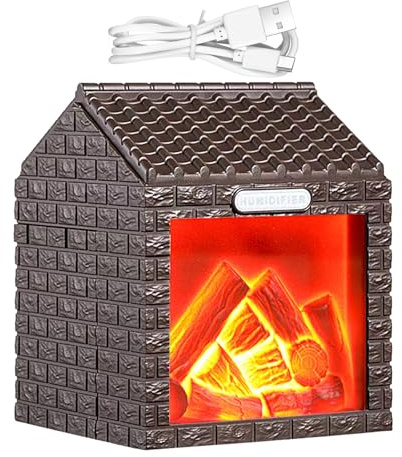 Diffusore Di Oli Essenziali - Umidificatore A Fredda Ad Ultrasuoni Da 500 Ml, Vaporizzatore Per Aromaterapia Con A LED, Luce Notturna Alimentata Tramite USB, Atomizzatore A D'aria S