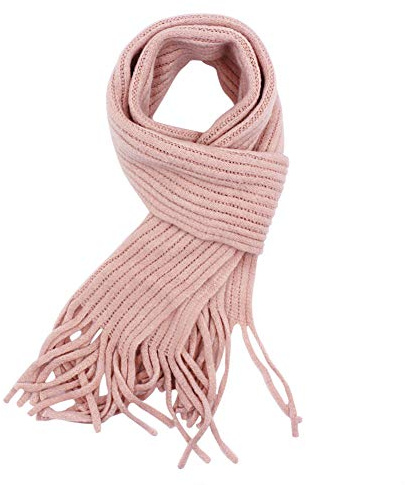 ZGMYC Baby Kids Knitted Tassel Winter Scarf Soft Warm Neck Warmer Wrap Shawl for Boys Girls