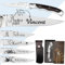 KDO MAGIC - Couteau homme personnalisé - Marque laguiole gravé avec un prénom - Couteau pliant personnalisable - Cadeau Fête des pères - Idée cadeau pour homme, Papa (Noir, Couteau)