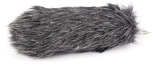 Dead Cat Mic Cover, 19 cm staubiges Mikrofon für den Außenbereich Kunstpelzabdeckung Windschutzscheiben-Windschutzscheibenmuffe für Rode GO, Schutzabdeckung für pelziges Mikrofon