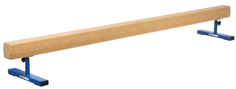Sport-Thieme Übungsschwebebalken Switch | Höhenverstellbar 35–45 cm in 3 Stufen | 300x10x20 cm | Rutschfester Nadelvliesbezug | Holz mit Metallfüßen | Training Gerät Turnen | 29 kg