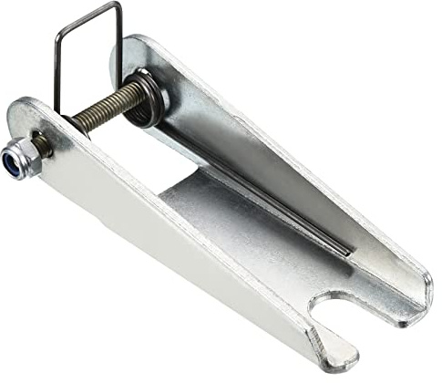 PATIKIL 77mm Gancho Seguridad Cierre Kit, Metal Remolque Receptor Enganche Reemplazo para Horquilla Gancho Remolque, Plateado
