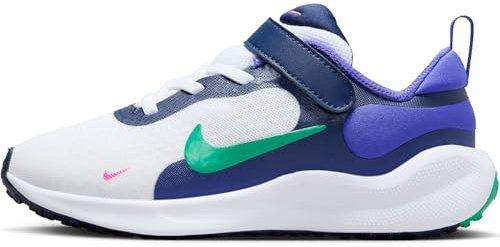 Nike Revolution 7 (PSV), Zapatillas de Gimnasia, White Stadium Green Persa Violeta, 27 EU