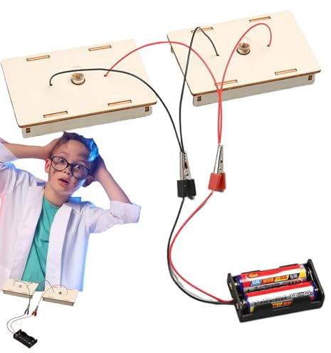 Kit Elettrico per Bambini - Set Di Scienze Educative, Giocattolo Di Costruzione Di Circuiti | Coinvolgere Attrezzature Per L'apprendimento Della Fisica, Pacchetto Di Sperimentazione Portatile