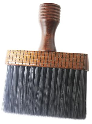 HONMEET Brosse De Cou Pour Barbier Dépoussiérante Pour Coiffure Nettoie Efficacement Les Poils Cassés Après Coupe Pour Contour Des Oreilles Nuque