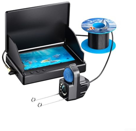 Startbuymore Unterwasserkamera zum Angeln, IPS-Fischfinder-Kamera mit Weitwinkel für Meer (30 m)