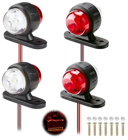 4 Luces Indicadoras Laterales LED 12 24V, Luces Indicadoras Laterales