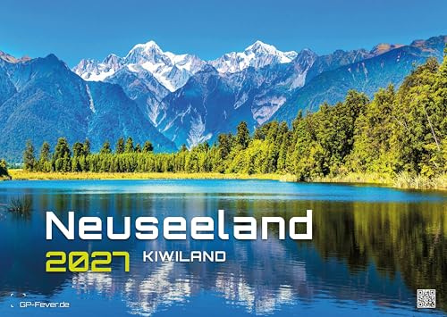 Neuseeland - Das Land der langen weißen Wolke - 2027 - Kalender DIN A2: Der Wandkalender mit den schönsten Motiven aus Neuseeland für das Jahr 2027 im extragroßen Format DIN A2 (ca. 60 x 42 cm)!
