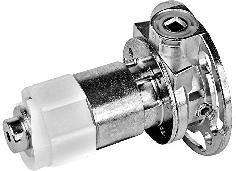 Set: Kurbelgetriebe/Kegelradgetriebe mit einer Übersetzung von 3,6 : 1 - inklusive Kupplungsadapter für Stahlwellen SW 40, geeignet für Links- und Rechtseinbau, von EVEROXX®