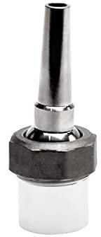 MroMax Ugello fontana in acciaio inox G1/2 filettatura femmina regolabile getto testa 1 pz tono argento