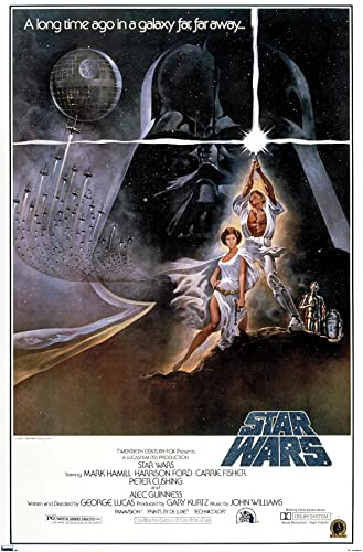 Trends International 24X36 Star Wars: A New Hope - Original One Sheet Wall Poster, 24 x 36, Unframed Version