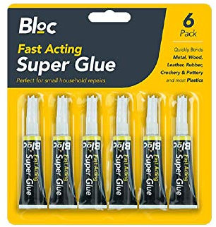Bloc Fast Acting Super Glue 3g Tube Quickly Bond Household Repairs by Sky Online Shopping (1 x Pack)