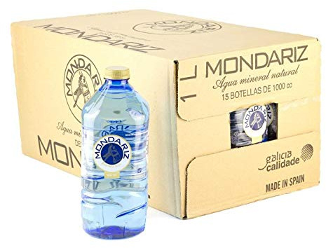 Agua mineral Mondariz 15x1L (caja 15 botellas)