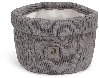 Jollein Wickeltischkorb Bliss Knit - Storm Grey