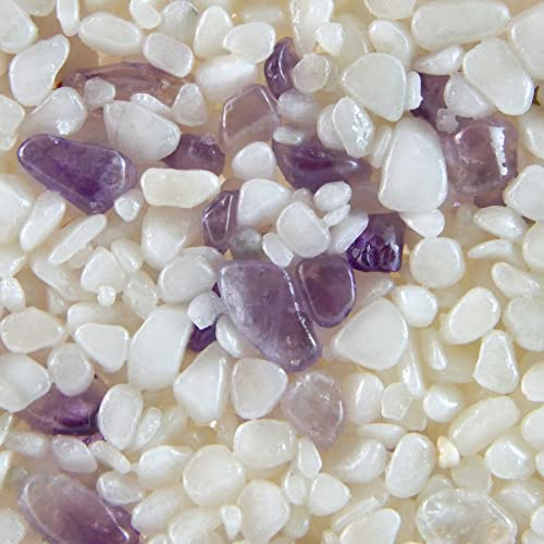 Terralith Edelsteinteppich WAND Amethyst/Bianco für 1 qm