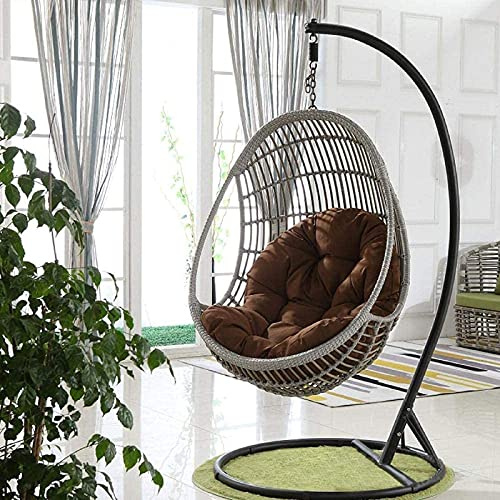 Balançoire Panier Suspendu Coussin de siège Suspendu Oeuf hamac Chaise étanche Coussin de siège Pas de Chaise, 90 x 120 cm
