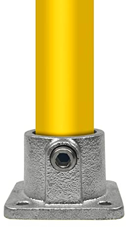 Rohrverbinder Typ 11 Fußplatte quadratisch Ø 48,3 mm
