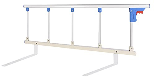 SHUDONGDEN Aluminiumlegierung Bettgitter Klappbar Für Ältere,Metall Nestchen Rutschfester Faltbare Bettgitter-Sicherheits-Seitenschutz Für Ältere Menschen,120cm*40cm/47.24in*15.74in