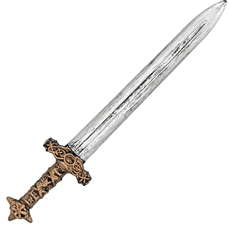 Boland 43997 - Ritterschwert, 59 cm, Pirat, Spielzeug Schwert, Waffe für ein Ritter Kostüm, Karneval, Fasching