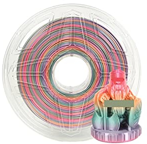 MSEURO 1,75 mm Ultra Rainbow Silk PLA-Filament 1 kg for FDM 3D-Drucker Stift Verbrauchsmaterialien Druckzubehör Lucky