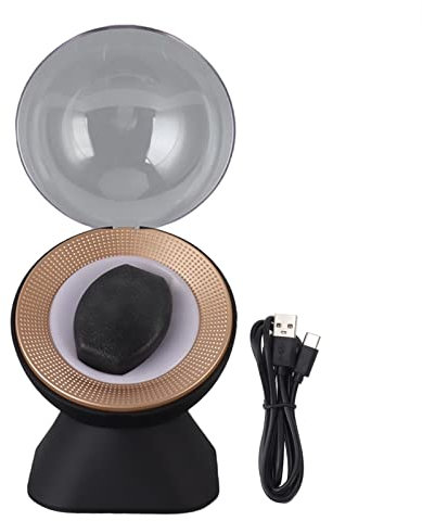 Riuulity Automatischer Uhrenbeweger, Uhrenbewegerboxen, Leiser Motor für Uhren, Als, AC-Adapter oder Batteriebetrieben, für Geschenke für Männer und Frauen (Schwarz)