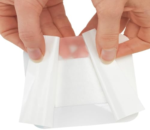 Plastod - Apósito BWT adhesivo hipoalergénico estéril con almohadilla absorbente central que no se adhiere a la herida, 10 x 12,5 cm, 58804