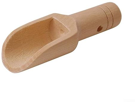 Lot de 10 cuillères en bois, cuillères à sel, sucre, café, sel, café, sels de bain, pour épices, haricots, riz, thé, farine, sucre