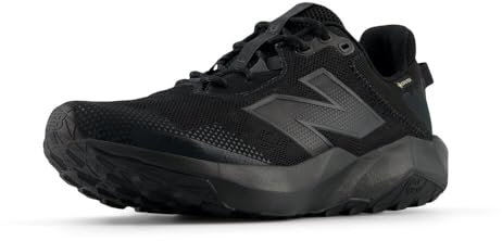 New Balance Men's DynaSoft Nitrel v6 Gore Tex ® Trail Running Shoes, Black/Black/Phantom, 8/M