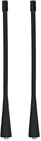 Bingfu Antenna UHF 400-460 MHz Antenna Frusta per Motorla CP200D CT250 CP150 CP200 CP200XLS PR400 HT750 HT1250 EX500 EX600 EX600XLS GP380 Radio Bidirezionale Portatile Talkie Walkie, 2 Pacchi