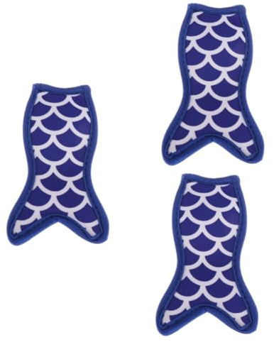 HEMOTON 3St Meerjungfrau-Popsicle-Abdeckung Halter für am Stiel eisstock Merjungfrauen Eisstange am Stielhalter Ärmel Europäisch und amerikanisch Halterung Zuckerbeutel