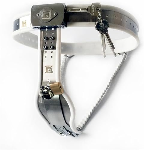 Qodpxxi Keuschheitsgürtel Frau mit Vagina Schloss Edelstahl Chastity Belt Damen Metall Keuschheit Höschen Chastity Device Sexy Bondage Keuschheitskäfig Extrem BDSM Sexspielzeug für Paare