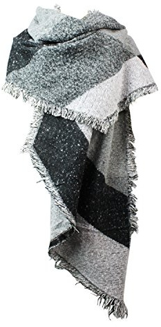 Glamexx24 XXL Kuschelige, Warme und Wunderschöne Damen Poncho Schal Mit Verschiedenen Muster