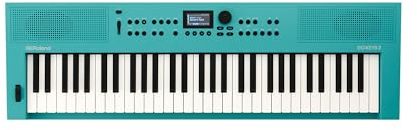 Roland GO:KEYS 3 Music Creation Keyboard | 61-Note Keyboard | ZEN-Core Engine with Over 1000 Onboard Sounds | Built-In Stereo Speakers | Bluetooth Audio/MIDI Support for Music Streaming, Turquoise
