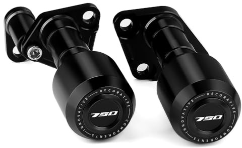 Modeer Sturzpads Kompatibel mit H.onda CB 750 Hor.net 2022 2023 Motorrad rahmen Antikollisions-Fallschutz Slider Crash pads h.ornet 750 Zubehör Farbe Schwarz