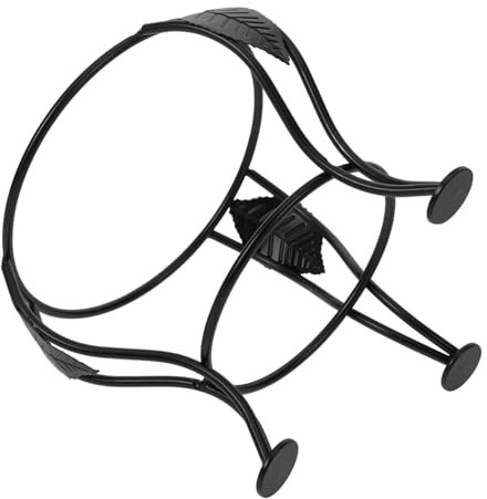 BESPORTBLE Decorative Ball Base for Garden Metal Gazing Ball Stand Outdoor Display Rack for Crystal Sphere Flowerpot Holder Sphere Holder for Outdoor Use