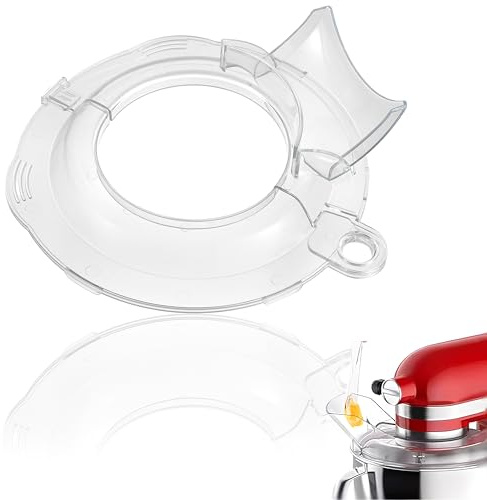 CDDCWZ Spritzschutz Ersatz für Kitchen Aid 4.5-5 QT Stand Mixer, Klarer Spritzschutz für Kitchen aid zubehör, Spritzschutz Schüssel Perfekt für Kitchen Aid Edelstahlschüssel,Mixerzubehör und Aufsätze