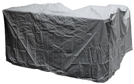 Riess Ambiente Quadratische Schutzhaube Prestige Protect - 180cm - anthrazit - Abdeckung wetterfest Regenschutz Schutzhülle Gartenmöbel
