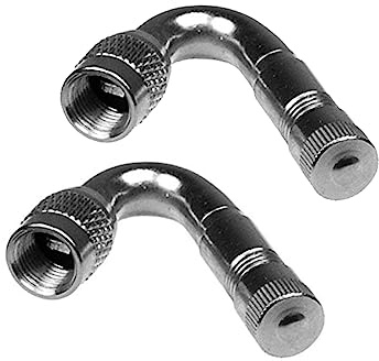 Garneck 2 Stück Verlängerungsadapter Adapter Auto Verlängerungsadapter Motorradadapter Fahrradadapter Ventiladapter Passend An Autoventile Metallkappe