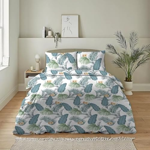 Viste tu hogar Juego de Sábanas 4 Piezas Lisas 150cm en Poliéster Suave y Ligero, Duradero y Secado Rápido, Dormitorio Acogedor y Uso Diario, Confortable y Elegante, Diseño Pluma Azul